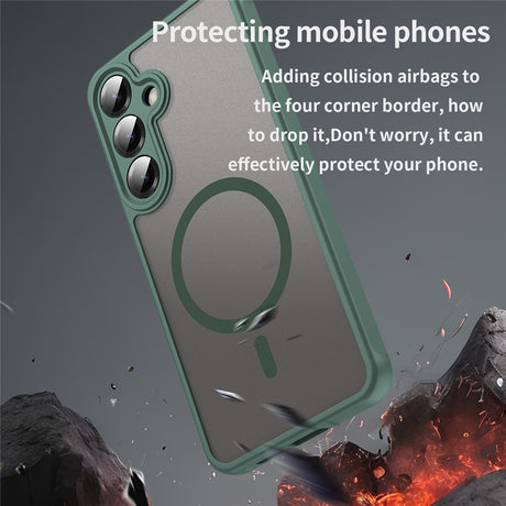 Husa pentru Samsung Galaxy A27 5G - Techsuit HaloFrost II MagSafe - Green