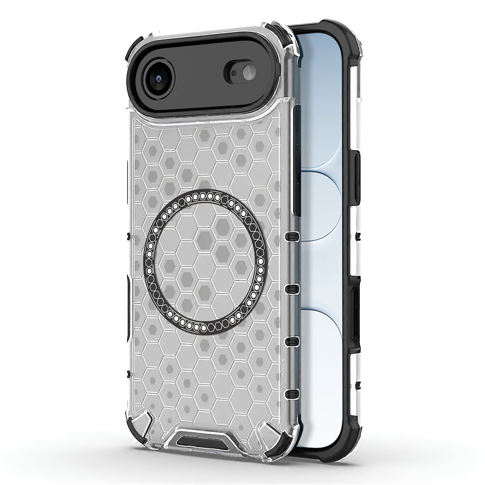 Husa de protectie Techsuit HoneyComb Shield MagSafe compatibil cu iPhone 17 Air, Alb