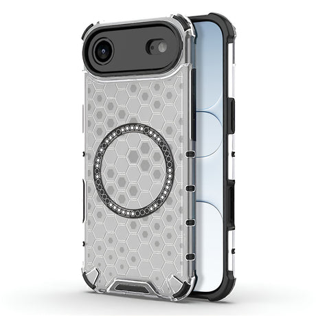 Husa de protectie Techsuit HoneyComb Shield MagSafe compatibil cu iPhone 17 Air, Alb