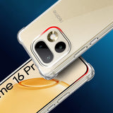 Husa de protectie Techsuit Shockproof Clear Silicone compatibil cu Realme 16 Pro, Transparent