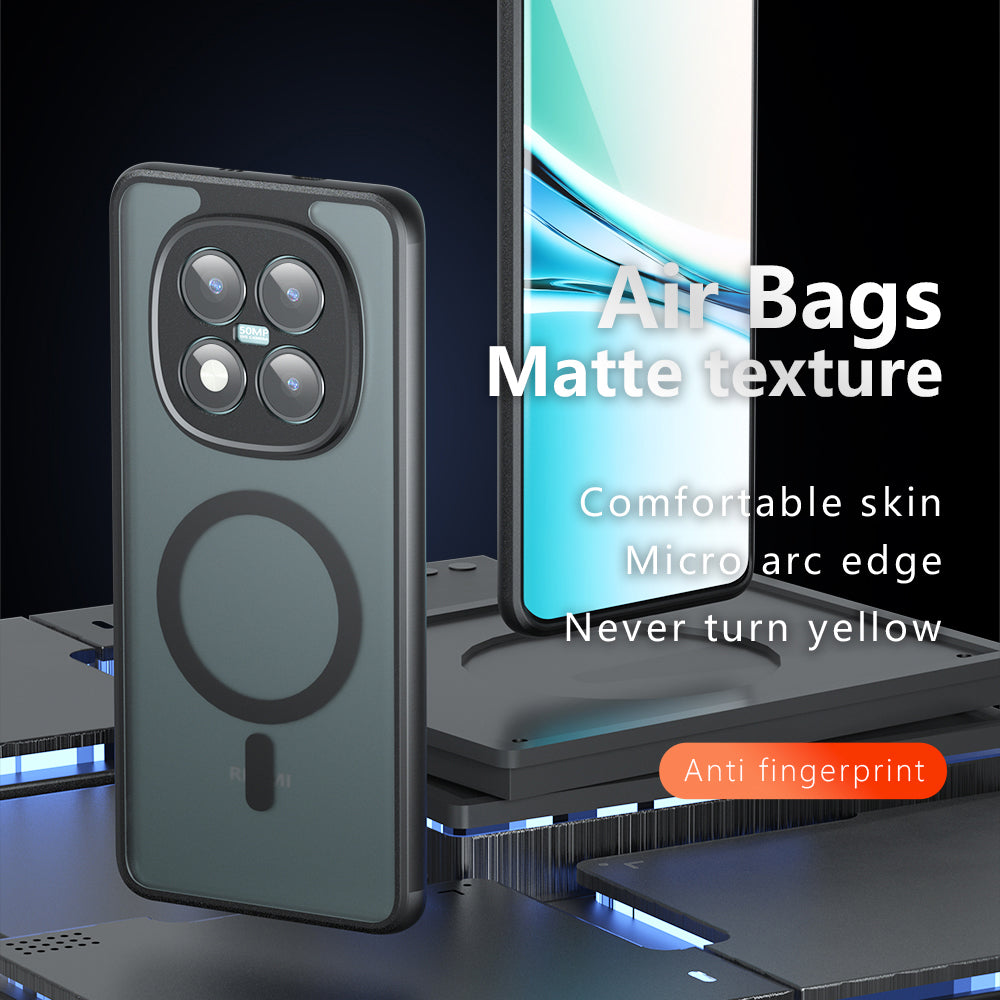 Husa de protectie Techsuit PureFrost MagSafe compatibil cu Xiaomi 17, Negru Mat