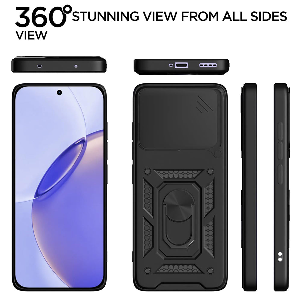 Husa de protectie Techsuit CamShield Series compatibil cu Realme 16 Pro, Negru