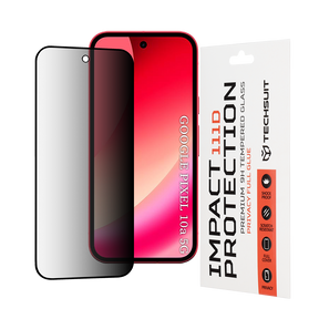 Folie de protectie Techsuit 111D Privacy Full Glue compatibil cu Google Pixel 10a, Negru
