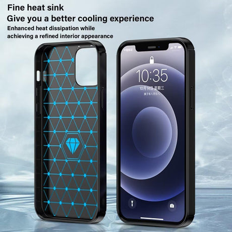Husa de protectie Techsuit Carbon Silicone compatibil cu Oppo A6 4G, Negru