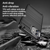Husa de protectie Techsuit Carbon Silicone compatibil cu Oppo A6 4G, Negru