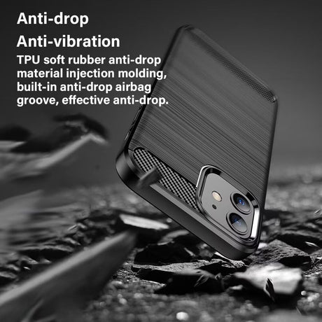 Husa de protectie Techsuit Carbon Silicone compatibil cu Oppo A6 4G, Negru