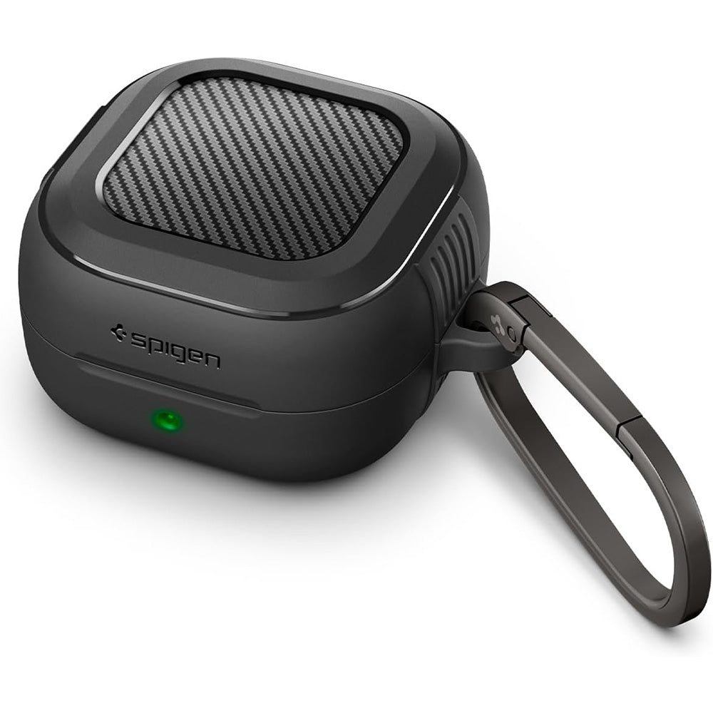 Casti Spigen Rugged Armor (ACS11200), Samsung Galaxy Buds 4 / Buds 4 Pro, Negru Mat