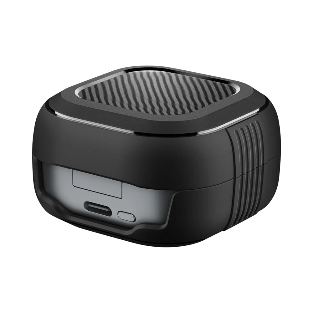 Casti Spigen Rugged Armor (ACS11200), Samsung Galaxy Buds 4 / Buds 4 Pro, Negru Mat