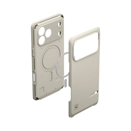 Husa de protectie Spigen Classic LS MagFit compatibil cu iPhone 17 Pro, Bej