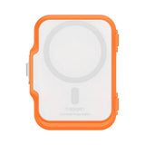 Suport Spigen Magnetic Wallet TinTap MagFit+ (AFA11380), MagSafe, Easy Access, Minimalist Construction, Portocaliu