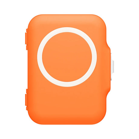 Suport Spigen Magnetic Wallet TinTap MagFit+ (AFA11380), MagSafe, Easy Access, Minimalist Construction, Portocaliu