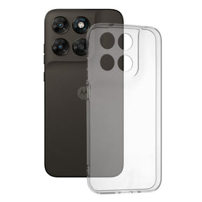 Husa de protectie Techsuit Clear Silicone compatibil cu Motorola Moto G77 / G67, Transparent