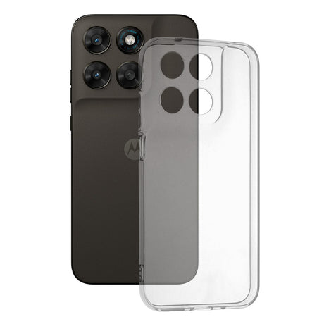 Husa de protectie Techsuit Clear Silicone compatibil cu Motorola Moto G77 / G67, Transparent