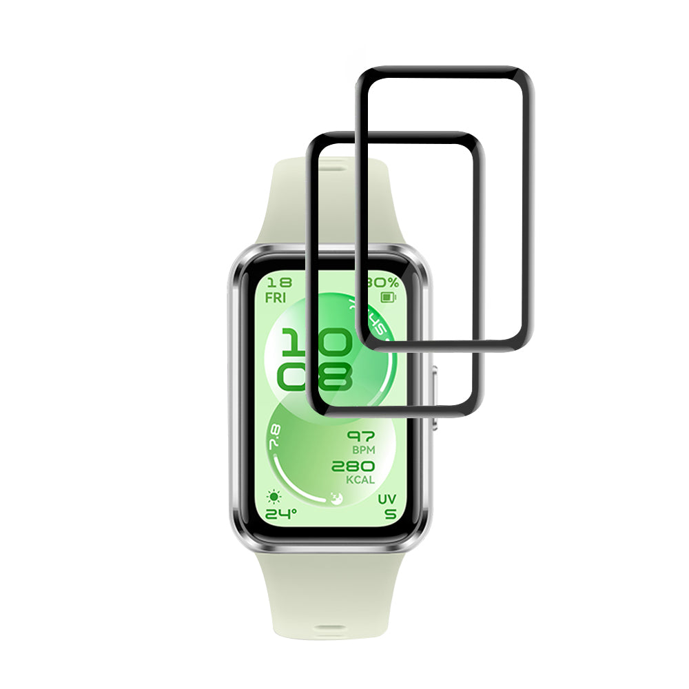 Accesoriu smartwatch Techsuit Nano Flex (set de 2) compatibil cu Huawei Band 11, Negru