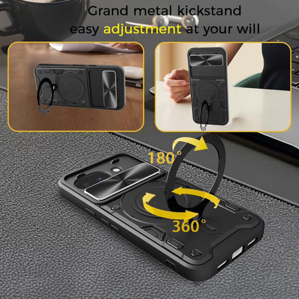 Husa de protectie Techsuit CamGuard Pro compatibil cu Google Pixel 10a, Albastru