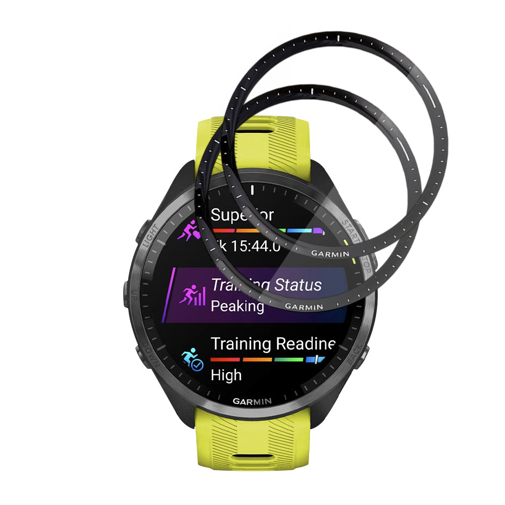 Accesoriu smartwatch Techsuit Nano Flex (set de 2) compatibil cu Garmin Forerunner 965, Negru