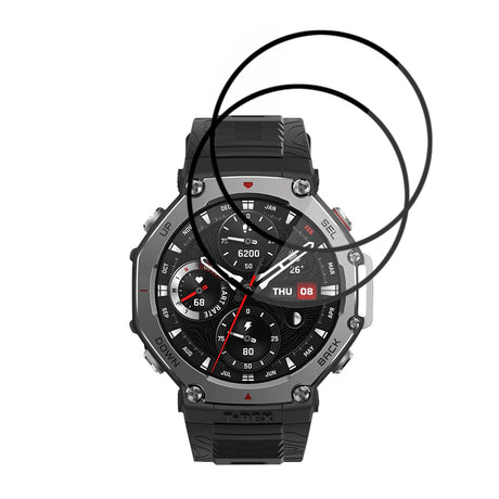 Accesoriu smartwatch Techsuit Nano Flex (set de 2) compatibil cu Amazfit T-Rex 3, Negru