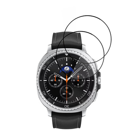 Accesoriu smartwatch Techsuit Nano Flex (set de 2) compatibil cu Samsung Galaxy Watch8 Classic, Negru