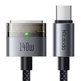 Cablu Mcdodo Magnetic (CA-2070), USB-C to MagSafe 3, 140W, LED Indicator, 2m, Negru