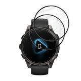 Accesoriu smartwatch Techsuit Nano Flex (set de 2) compatibil cu Garmin Fenix 8 / Fenix 8 Pro 47mm, Negru