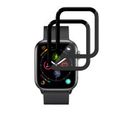 Accesoriu smartwatch Techsuit Nano Flex (set de 2) compatibil cu Apple Watch 4 / 5 /6 / SE / SE 2 / SE 3 44mm, Negru