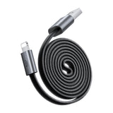 Cablu Mcdodo Self-Winding (CA-1160), USB-A la Lightning, 3A, 1m, Negru