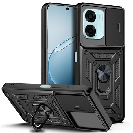 Husa de protectie Techsuit CamShield Series compatibil cu Oppo A6x 4G / A6x 5G, Negru