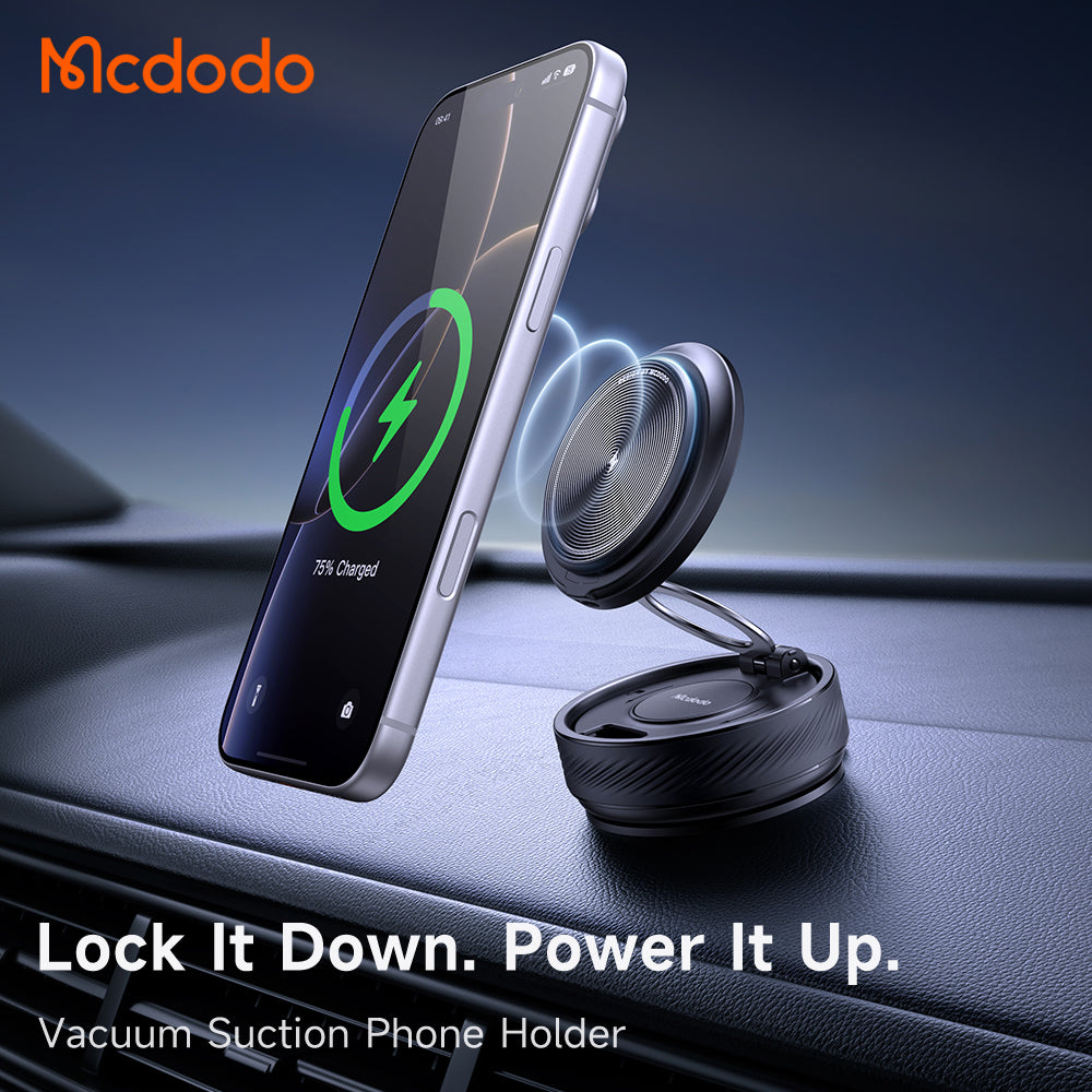 Suport pentru Auto Telefon cu Alimentare Wireless, 15W - Mcdodo (CH-8610) - Black