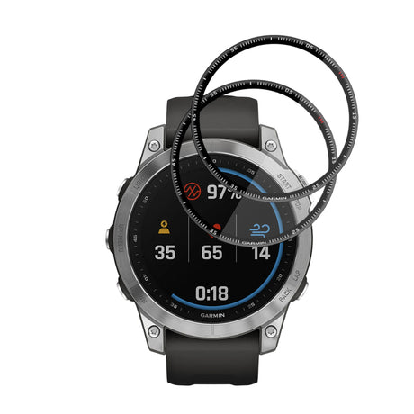 Accesoriu smartwatch Techsuit Nano Flex (set de 2) compatibil cu Garmin Fenix 7, Negru