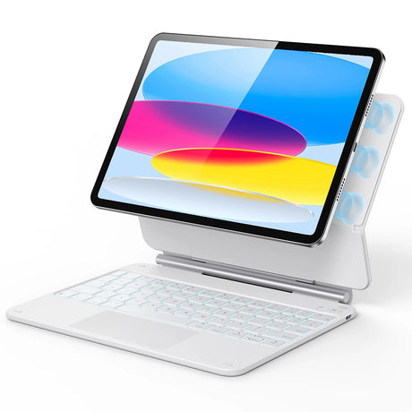 ESR Rebound Magnetic Keyboard védőtok iPad 10 (2022) 10.9 és iPad 11 (2025) tablethez, fehér