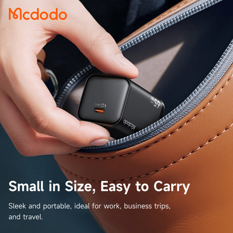 Incarcator Mcdodo (CH-0850), USB-C, 65W, GaN, Negru