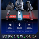 Suport Masina cu Prindere in Grila, Alimentare Wireless, 25W Max. - Lisen W704 Pro (YL0225090003) - Black