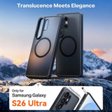 Husa de protectie Torras Guardian Magnetic Series compatibil cu Samsung Galaxy S26 Ultra, Negru