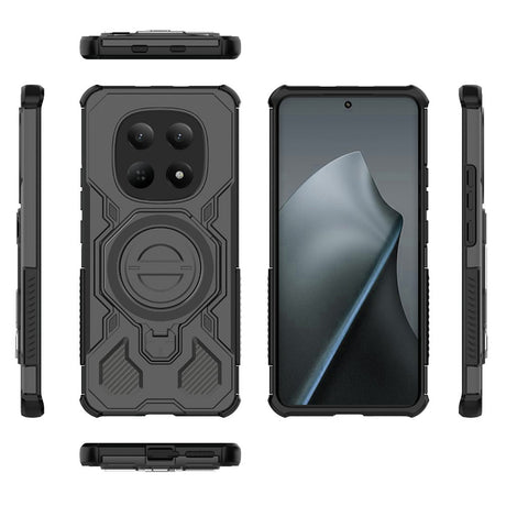 Husa de protectie Techsuit Carbon Shield PRO compatibil cu Xiaomi Redmi Note 15 5G / Poco M8 5G, Alb Transparent