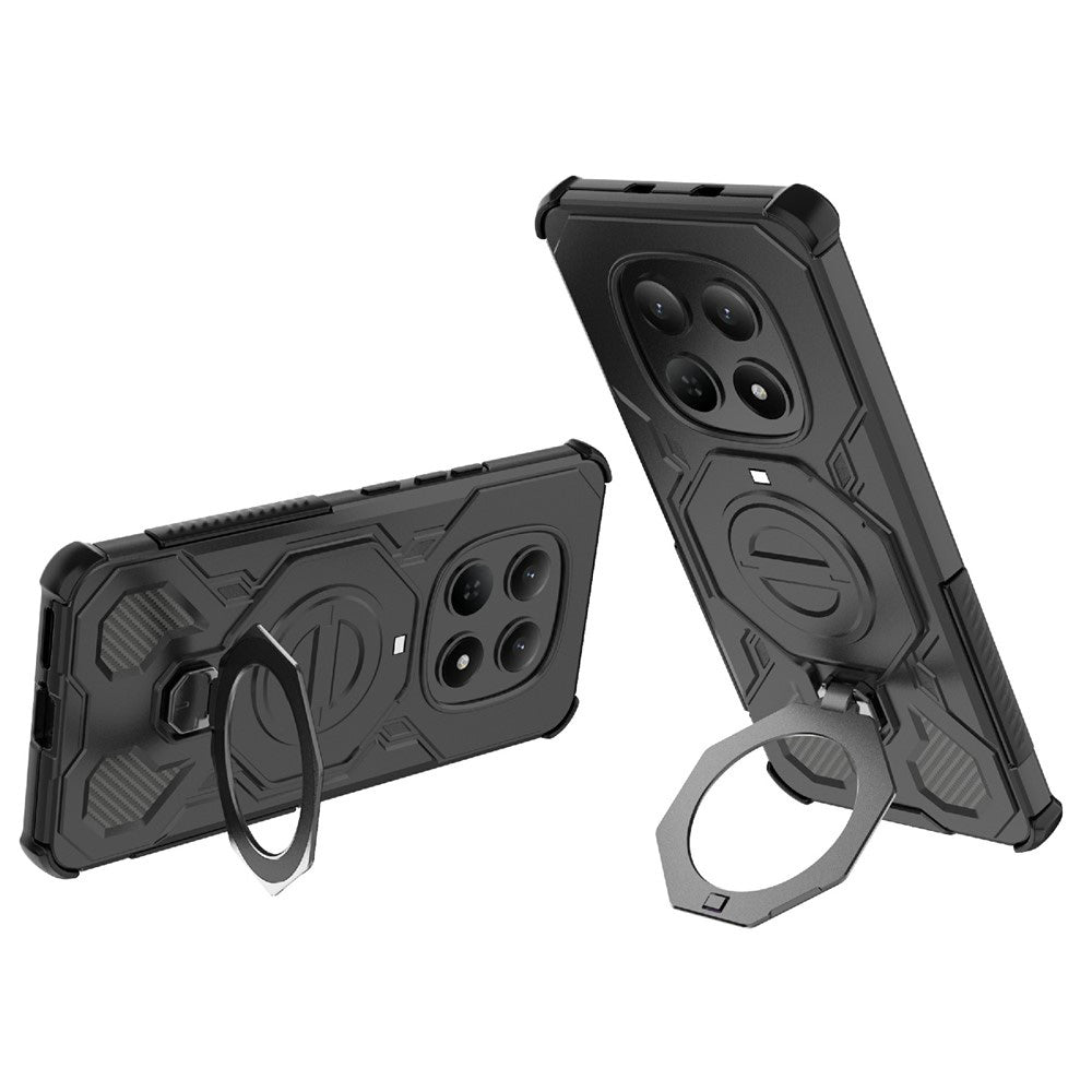 Husa de protectie Techsuit Carbon Shield PRO compatibil cu Xiaomi Redmi Note 15 5G / Poco M8 5G, Alb Transparent