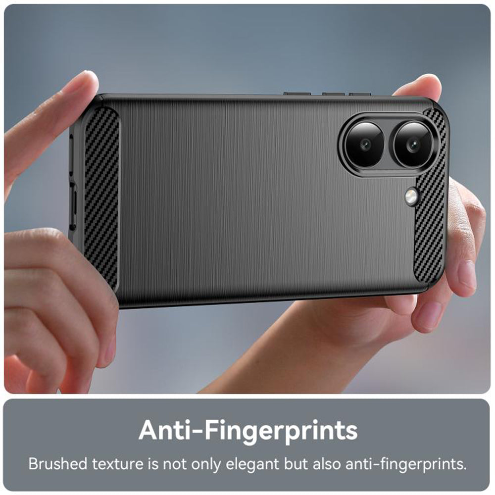 Husa de protectie Techsuit Carbon Silicone compatibil cu Xiaomi Poco X8 Pro, Negru