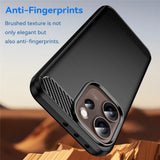 Husa de protectie Techsuit Carbon Silicone compatibil cu Oppo Reno15 Pro Max, Negru