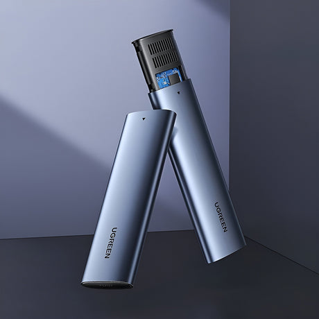 Stocare Ugreen Hard Drive Enclosure CM400 (10902), M.2 NVMe SSD, PCIe, M-Key, Type-C, 10Gbps, 2TB, Gri