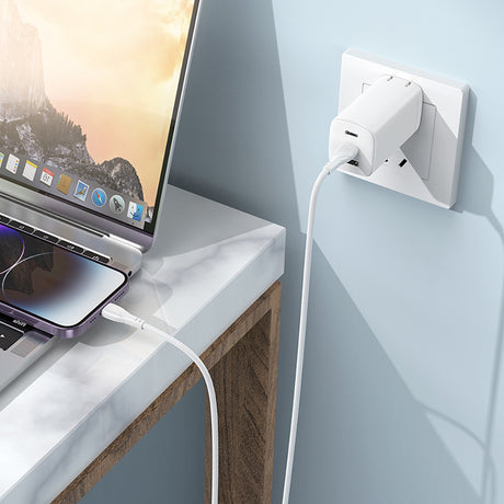 Cablu Borofone Energy Series (BX121), USB to Lightning, PVC, 2.4A, 1m, Negru