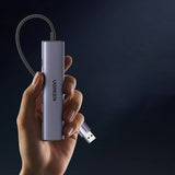 Adaptor Ugreen Ethernet CM475, USB-RJ45, 1000Mbps, Gri