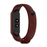 Curea smartwatch Techsuit Watchband (W013) compatibil cu Xiaomi Mi Band 5 / 5 NFC / 6 / 6 NFC / Amazfit Band 5, Rosu Inchis