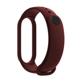 Curea smartwatch Techsuit Watchband (W013) compatibil cu Xiaomi Mi Band 5 / 5 NFC / 6 / 6 NFC / Amazfit Band 5, Rosu Inchis
