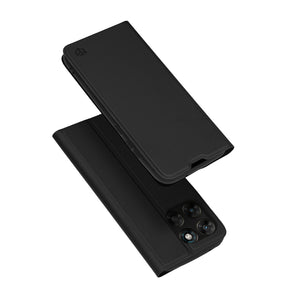 Husa de protectie Techsuit Magskin Book compatibil cu Motorola Moto G77 / G67, Negru