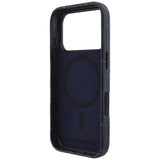 Husa de protectie Karl Lagerfeld Leather KL Monogram Logo MagSafe (KLHMP17X5PGKLMCB) compatibil cu iPhone 17 Pro Max, Albastru