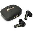Casti Guess Script Metal Logo (GUTWSX45PGSK), Bluetooth V5.4, TWS, with Microphone, Type-C, 400mAh, Negru