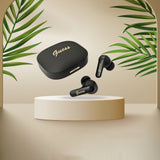 Casti Guess Script Metal Logo (GUTWSX45PGSK), Bluetooth V5.4, TWS, with Microphone, Type-C, 400mAh, Negru
