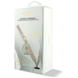 Suport Guess Universal Strap 4G Metal Logo (GUUCNKP4DGMP), with Small Purse for Accesories, Adjustable, Eco Leather, Roz