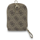 Suport Guess Universal Strap 4G Metal Logo (GUUCNKP4DGMW), with Small Purse for Accesories, Adjustable, Eco Leather, Maro