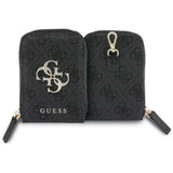 Suport Guess Universal Strap 4G Metal Logo (GUUCNKP4DGMK), with Small Purse for Accesories, Adjustable, Eco Leather, Negru