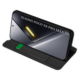 Husa de protectie Techsuit Magskin Book compatibil cu Xiaomi Poco X8 Pro Max, Negru